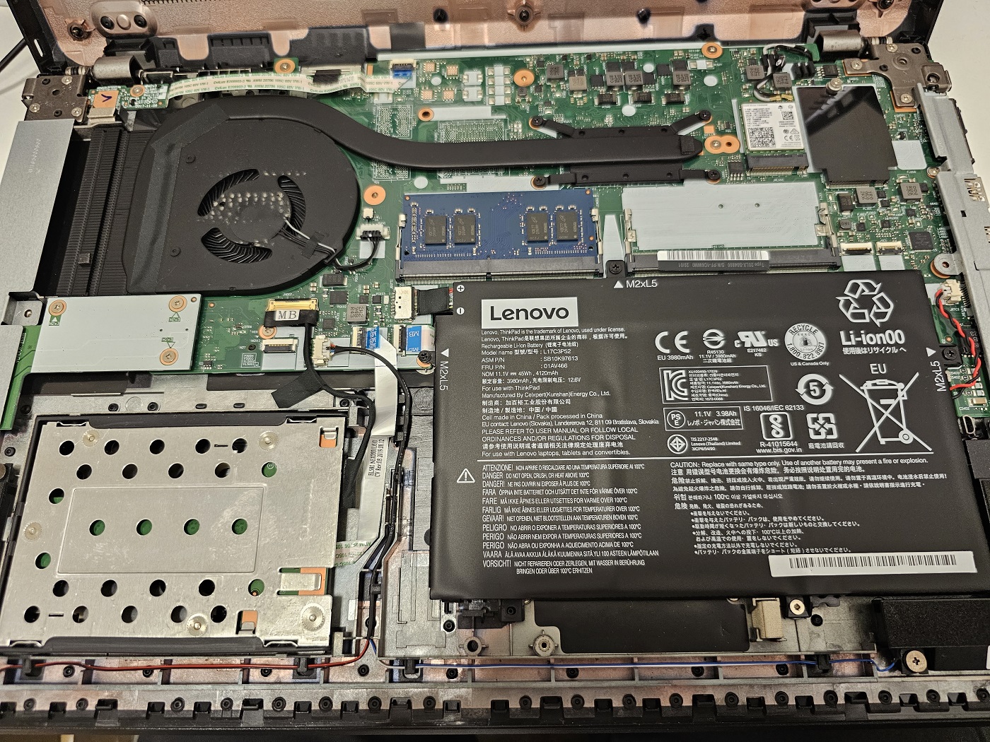 【訳あり】ThinkPad L580 i5 16GB FHD／CMOS電池交換済 Lenovo ThinkPad L580 バッテリー交換 | パソコン修理テック